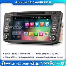 DAB+Car Stereo Android 12 Carplay for Skoda Octavia Yeti 8-Core DSP GPS OBD DVR