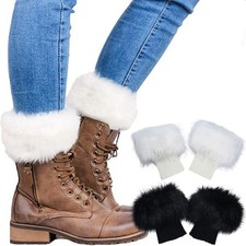 1 Pair Women Faux Fur Leg