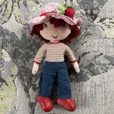 VTG Strawberry Shortcake Rag Doll 26" 2005 Kelly Toys Plush Kids Toy Collectible