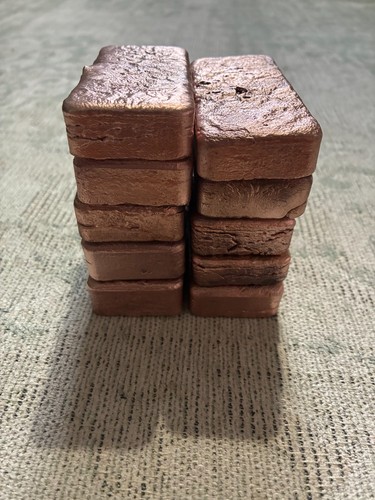 Copper ingot bar 450g 550g - copper, 450g-550g