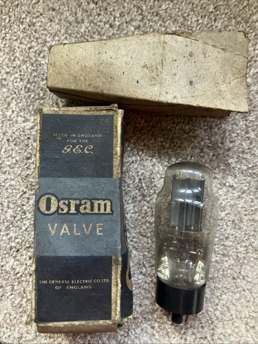 Vintage osram gec vacuum lamp - vintage,