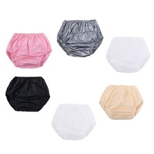 Reusable Plastic Pants for Adult Incontinence Leakproof Underwear Diaper Cover