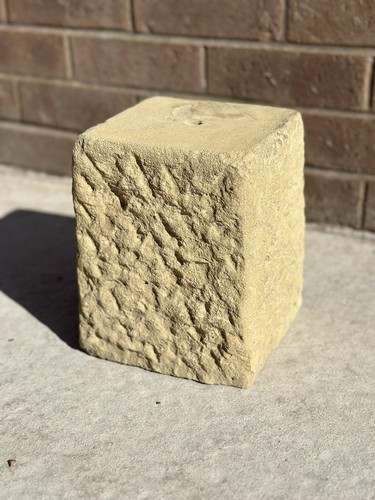 Staddle stone post - stone,