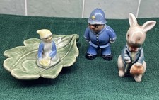 Vintage Wade Shamrock Pottery Irish Pixie Leprechaun PC Plod Peter Rabbit