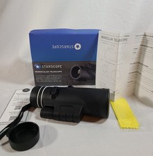 STARSCOPE Monocular Telescope – 10x Adjustable Magnification– Compact Zoom Scope