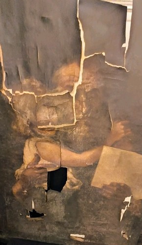 Very old damage - damage, paintings
