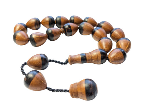 Bead juniper worry beads - 17,