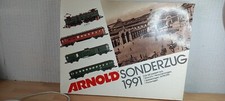N GAUGE ARNOLD 0172 TRAIN SET HEAVY EXPRESS WITH 3 COACHES TESTED RUNS WELL (FC)