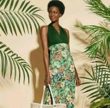 Avon Printed Multiway Maxi Dress All-over floral print size 20/22 brand new