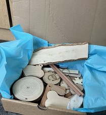 Bulk Lot Random Wood Blanks for Pyrography Painting Crafts Art Projects DIY