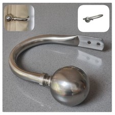 Silver Curtain Holdbacks Wall