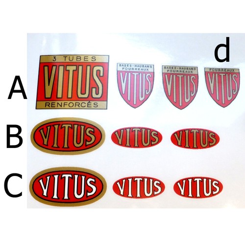 Vitus decals early ancient - vitus,