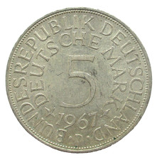 Frg Silver 5 DM Silver Eagle "