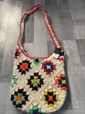 Bnwt Topshop Crochet  Cross The Body Bag Bright & Colourful