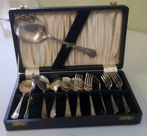 Vintage silver plated dessert - plated,,