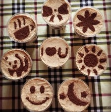 16 PCS Cappuccino Coffee Barista Stencils Set Great For Shops And General Use