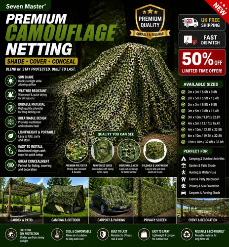 Large camouflage net - large,