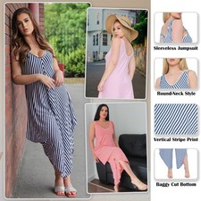 Women Vertical Stripe V-Neck