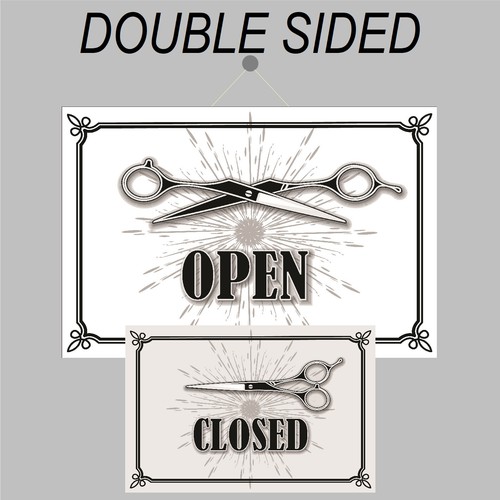 Retro open and closed - retro,