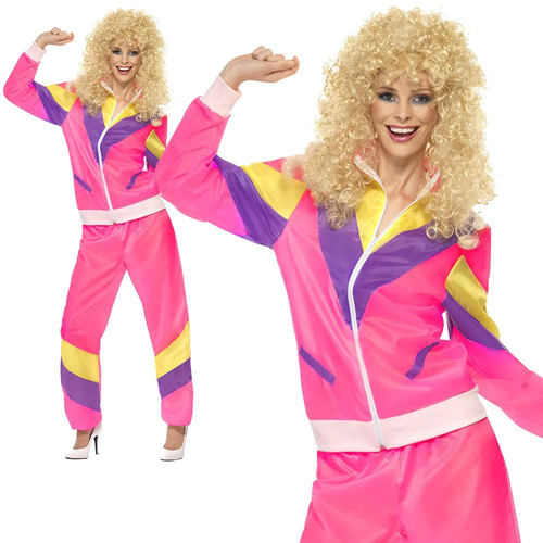 80s shell suit trackie - shell, costume