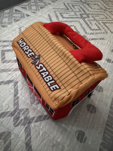 Plush horse stable carrier - horse,
