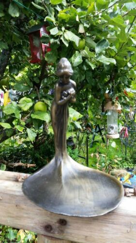 Art deco bronze - bronze, lamp
