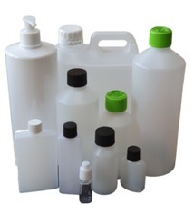 Plastic Bottles HDPE +Lid 50ml