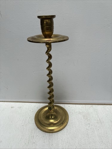 Vintage solid brass barley - solid,