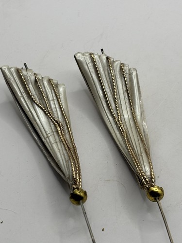 Pair art deco hat pins - deco,