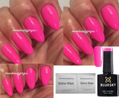 Bluesky gel nail polish - bluesky, neon