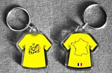 Tour de France t-shirt/jersey keyring Yellow, Polka Dot, Green, White 2018 cycle
