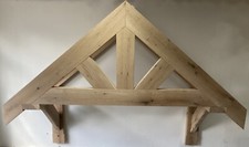 Solid Oak Porch Kit, Front Door Canopy ,Pre Oiled Oak -  Free Delivery