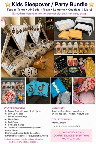 Kids sleepover party - party, kit