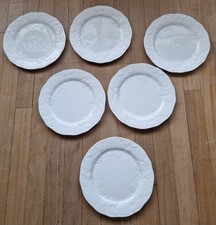 Set Of Six Wedgewood Strawberry & Vine Large Dinner Plates 28cms Diameter 