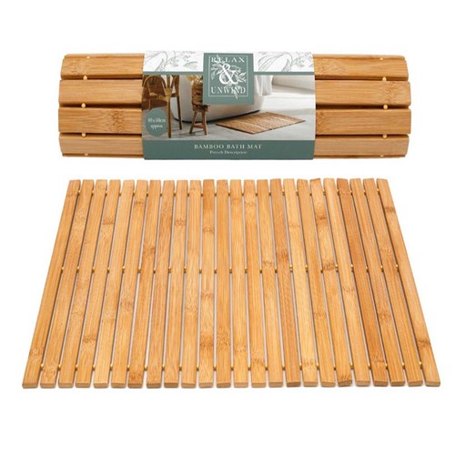 Home spa bamboo bath - spa, brown