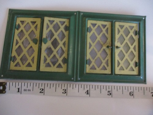 Vintage dolls house window - vintage,