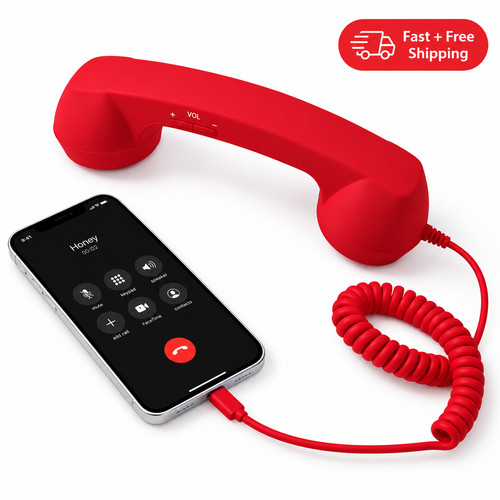 Retro telephone handset usb - retro,