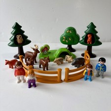 Playmobil 123 Forest Animal Park Set 6772 Complete Set