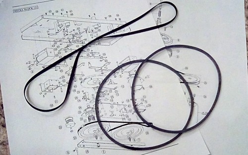Akai belt kit - akai, gx-77