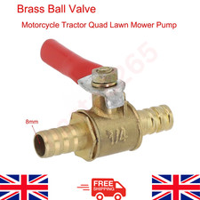 Line fuel tap brass 8mm - brass,