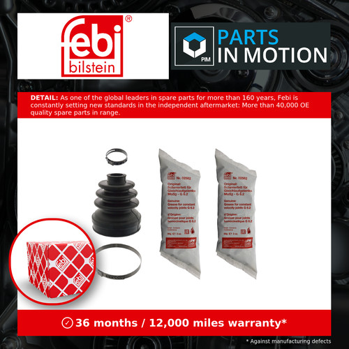 Joint boot fits - cv,