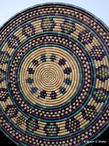 African flat wall - wall, basket