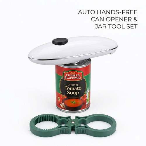 Electric can opener one touch - can,