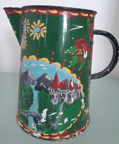 Vintage bargeware jug - vintage,