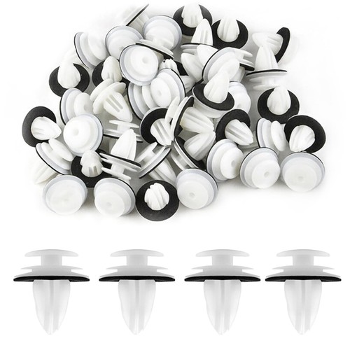 Car trim clips - clips,, white