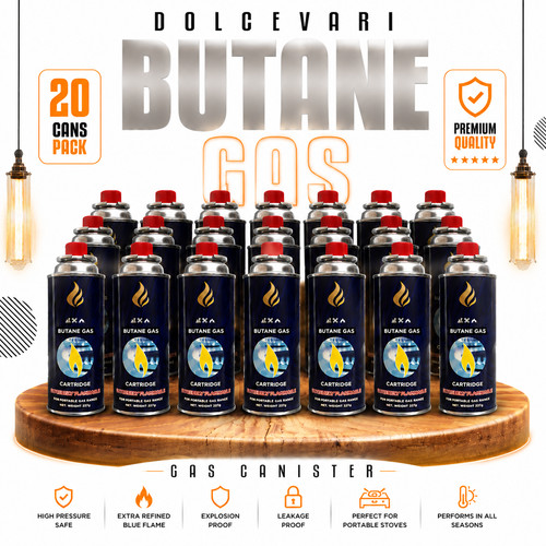 28x butane gas - butane, canister