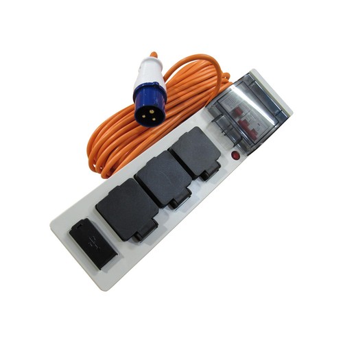 Mobile mains hook 20m cable - mobile,