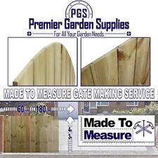 Custom Made to Measure Tongue & Groove Wooden Garden Gate Treated Timber Door