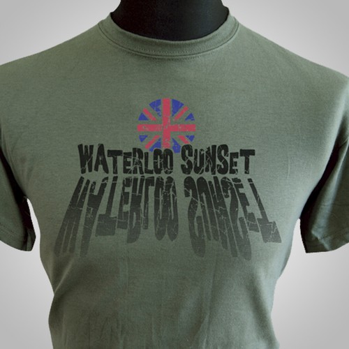 Waterloo sunset shirt retro - sunset,