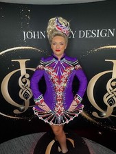 Irish Dance John Carey Solo Dress Worn by u20 dancer, would suit dancer u17+